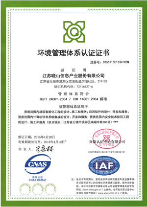 ISO14001環(huán)境質(zhì)量管理體系認(rèn)證